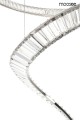 MOOSEE lampa wisząca WAVE CORDON 1A chrom