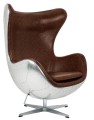 Fotel Jajo Aviator brązowy