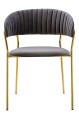 Krzesło MARGO GOLD szary