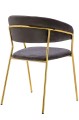 Krzesło MARGO GOLD szary
