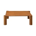 Stolik kawowy kwadratowy designerski z drewna Rosa