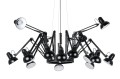 Lampa wisząca RAGNO 16 czarna