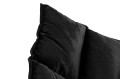 Fotel bujany SWING VELVET czarny