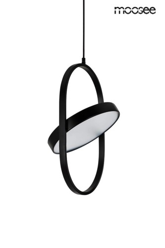 Designerska lampa wisząca Spinner 19 w  kolorze czarnym