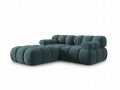 Narożna sofa modułowa 3-osobowa Bellis szaroniebieska