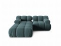 Narożna sofa modułowa 3-osobowa Bellis szaroniebieska