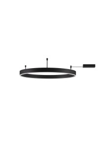 Lampa sufitowa JACA Ring czarna
