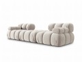 Narożna sofa modułowa 3-osobowa Bellis jasny beż