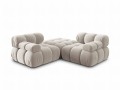 Narożna sofa modułowa 3-osobowa Bellis jasny beż