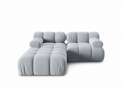 Narożna sofa modułowa 3-osobowa Bellis jasny niebieski