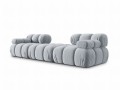 Narożna sofa modułowa 3-osobowa Bellis jasny niebieski