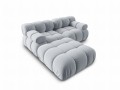 Narożna sofa modułowa 3-osobowa Bellis jasny niebieski