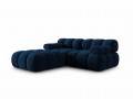 Narożna sofa modułowa 3-osobowa Bellis granatowa
