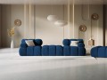 Narożna sofa modułowa 3-osobowa Bellis granatowa