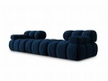 Narożna sofa modułowa 3-osobowa Bellis granatowa