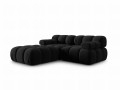 Narożna sofa modułowa 3-osobowa Bellis czarna