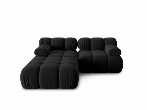 Narożna sofa modułowa 3-osobowa Bellis czarna