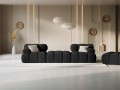 Narożna sofa modułowa 3-osobowa Bellis czarna