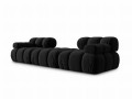 Narożna sofa modułowa 3-osobowa Bellis czarna