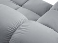 Aksamitna narożna sofa modułowa 3-osobowa Bellis jasny niebieski