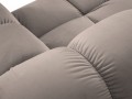 Aksamitna sofa modułowa 2-osobowa Bellis beżowa