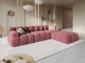 Sofa modułowa 3-osobowa Bellis różowa