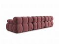 Sofa modułowa 3-osobowa Bellis różowa