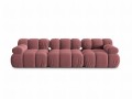 Sofa modułowa 3-osobowa Bellis różowa