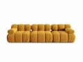 Sofa modułowa 3-osobowa Bellis musztardowa