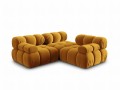 Sofa modułowa 3-osobowa Bellis musztardowa