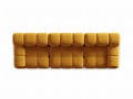 Sofa modułowa 3-osobowa Bellis musztardowa