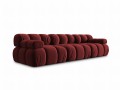 Sofa modułowa 3-osobowa Bellis ciemna fuksja