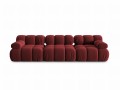 Sofa modułowa 3-osobowa Bellis ciemna fuksja