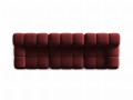 Sofa modułowa 3-osobowa Bellis ciemna fuksja