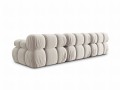 Sofa modułowa 3-osobowa Bellis jasny beż