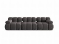 Sofa modułowa 3-osobowa Bellis ciemny szary