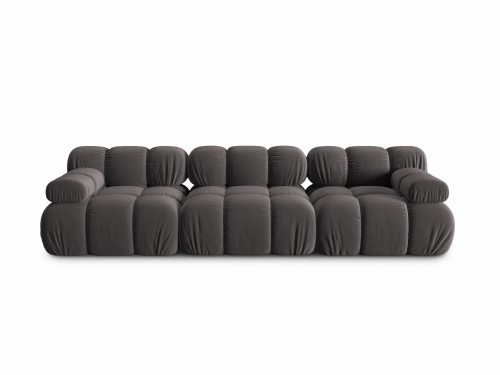 Sofa modułowa 3-osobowa Bellis ciemny szary