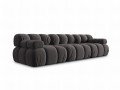 Sofa modułowa 3-osobowa Bellis ciemny szary