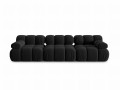 Sofa modułowa 3-osobowa Bellis czarna