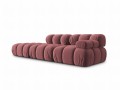 Sofa modułowa 4-osobowa Bellis różowa L/P