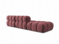 Sofa modułowa 4-osobowa Bellis różowa L/P