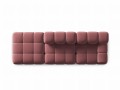 Sofa modułowa 4-osobowa Bellis różowa L/P