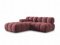 Sofa modułowa 4-osobowa Bellis różowa L/P
