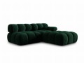 Sofa modułowa 4-osobowa Bellis butelkowa zieleń L/P  