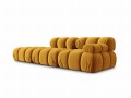 Sofa modułowa 4-osobowa Bellis musztardowa L/P   
