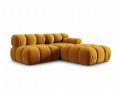 Sofa modułowa 4-osobowa Bellis musztardowa L/P   