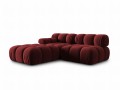 Sofa modułowa 4-osobowa Bellis ciemna fuksja L/P     