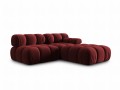 Sofa modułowa 4-osobowa Bellis ciemna fuksja L/P     