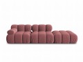 Sofa modułowa 4-osobowa Bellis różowa L/P
