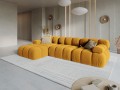 Modułowy narożnik 4-osobowy Bellis musztardowy L/P          
